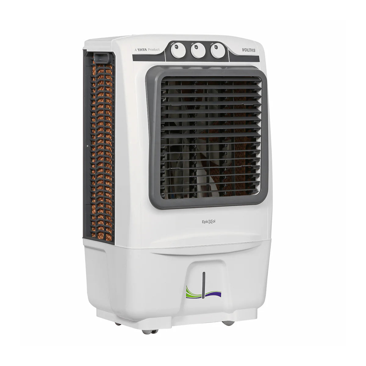 Voltas Epicool 54 Desert Air Cooler – 54L Capacity with Inverter Efficiency- Advanced Honeycomb Cooling