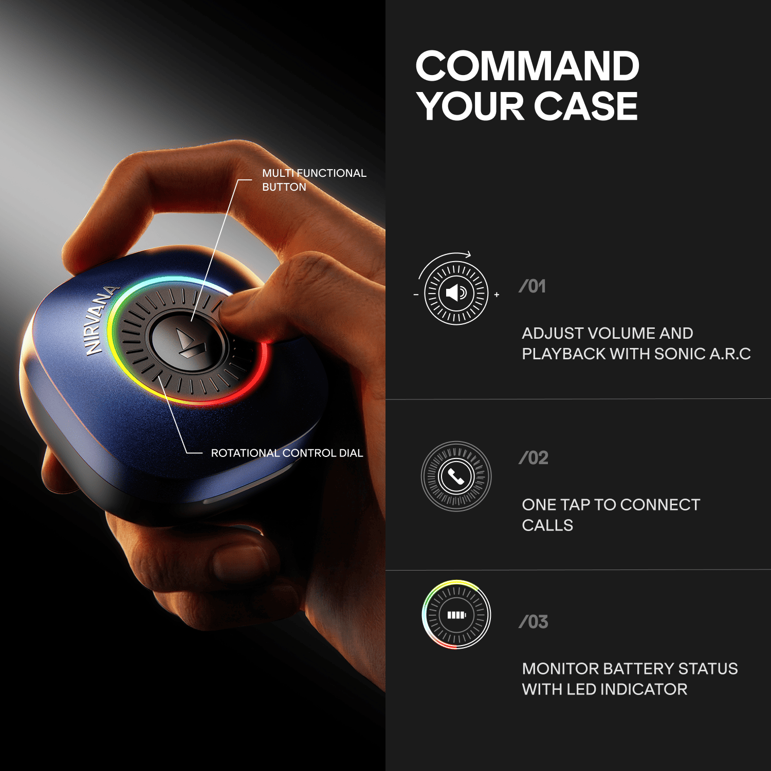 #Color_Sapphire Blue NIRVANA CROWN