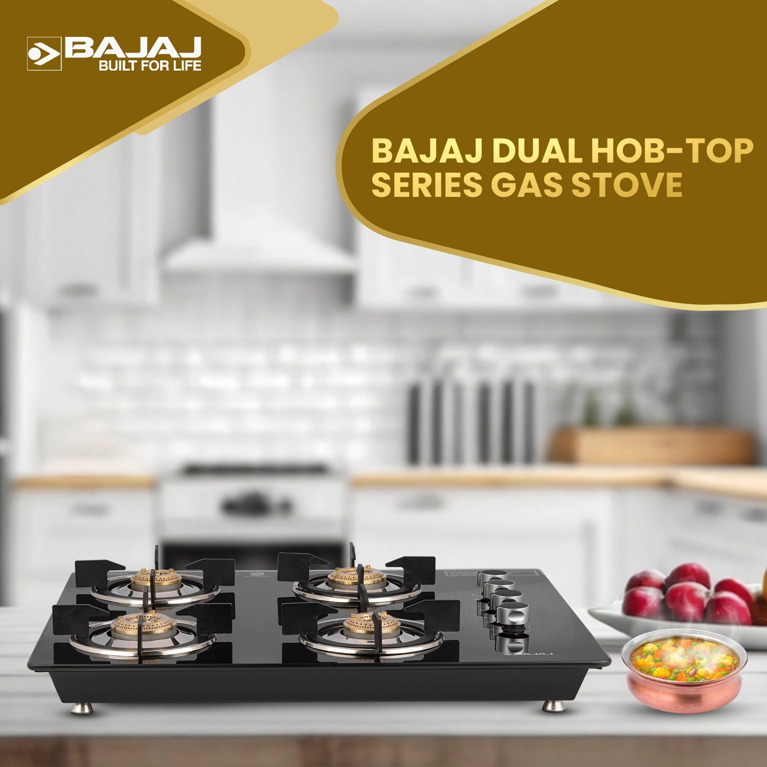 Bajaj 4BRGP8 Neo Gas Stove
