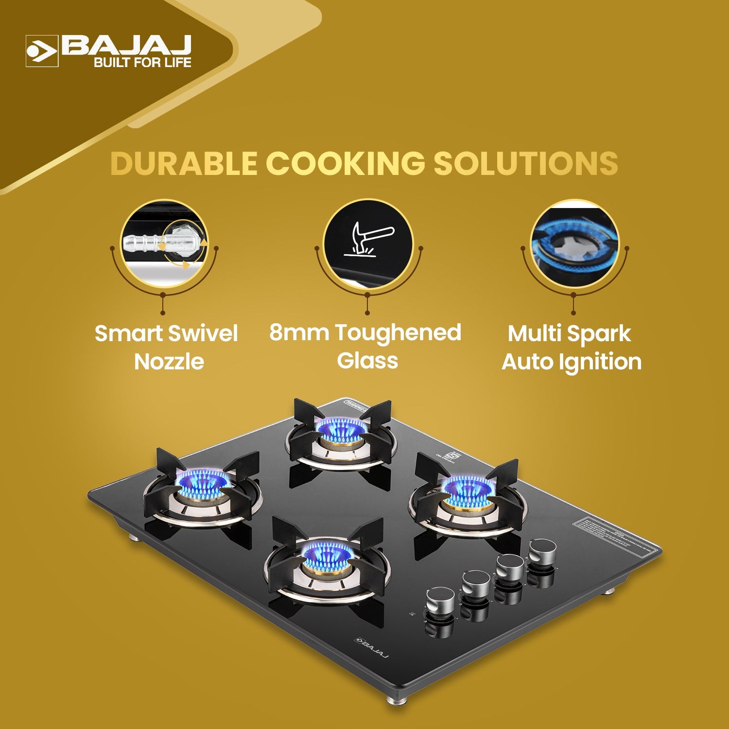 Bajaj 4BRGP8 Neo Gas Stove