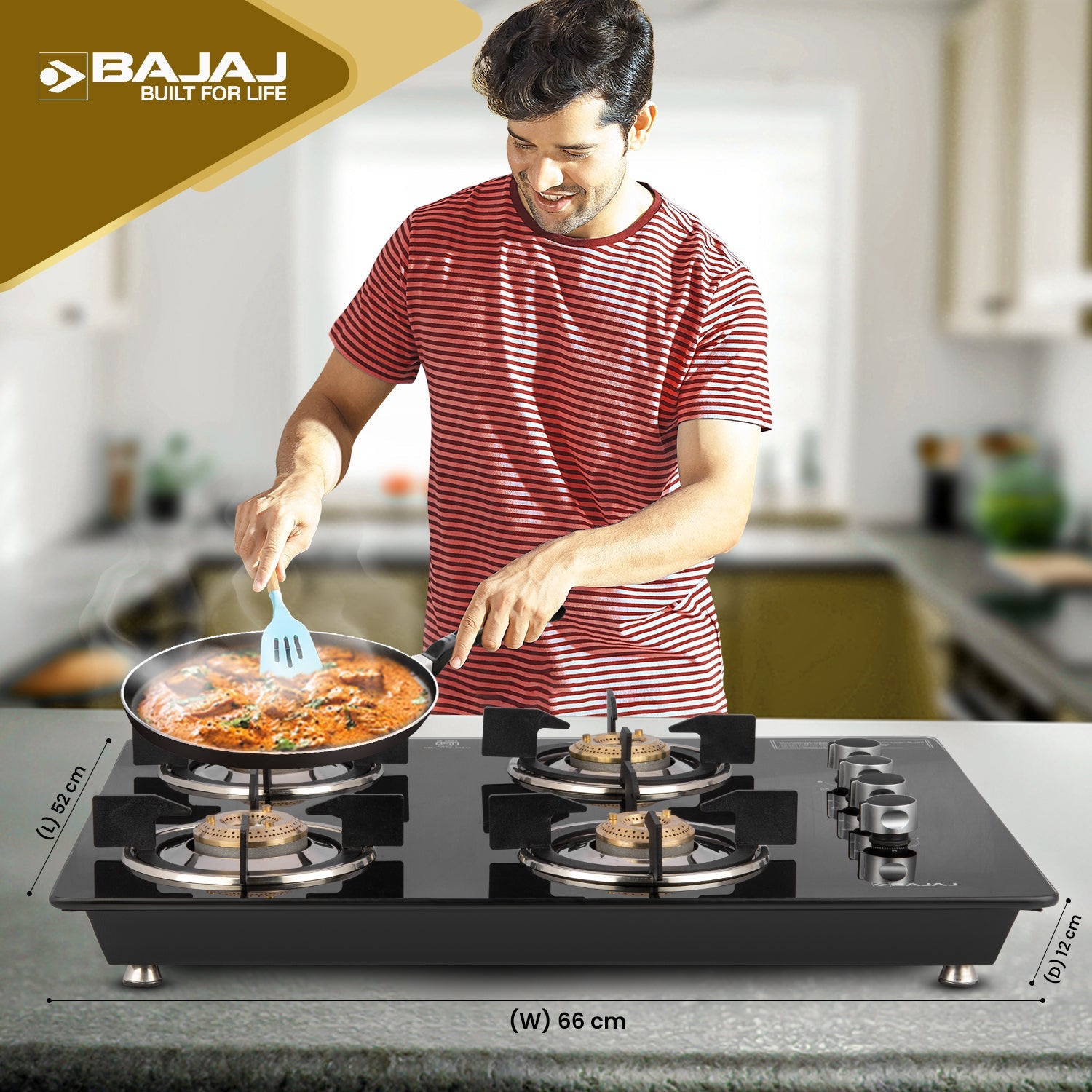 Bajaj 4BRGP8 Neo Gas Stove