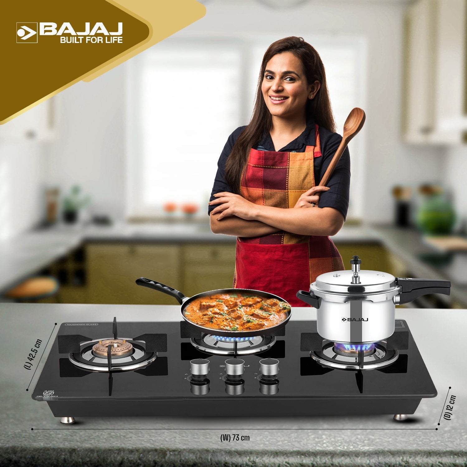 Bajaj 3BRGP8 Neo Gas Stove