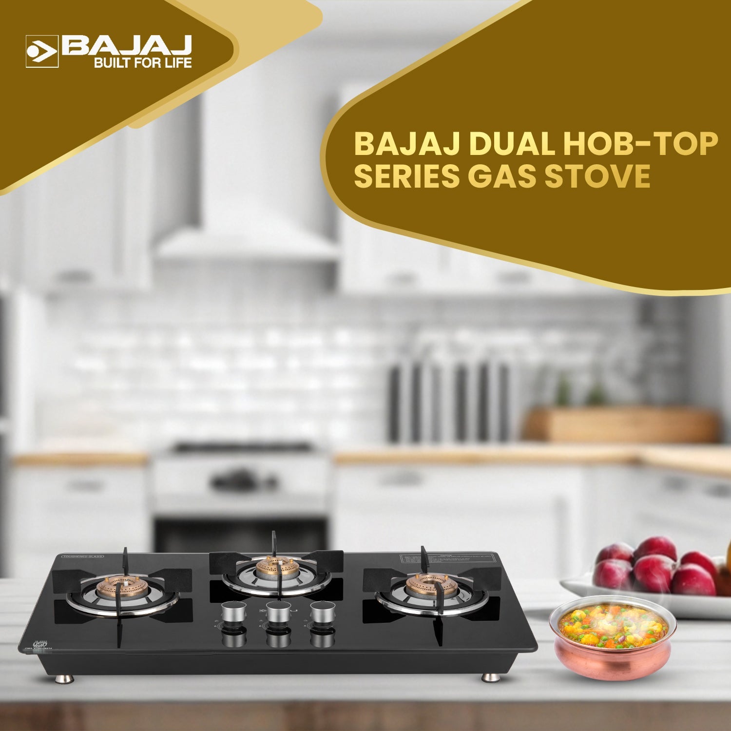 Bajaj 3BRGP8 Neo Gas Stove