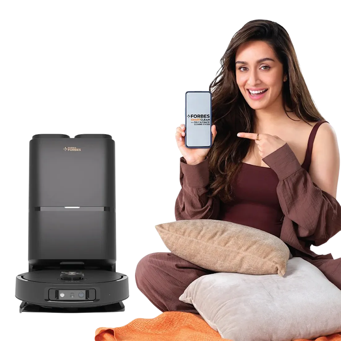 Eureka Forbes SmartClean Robot Vacuum Cleaner | Auto Station | 7000Pa