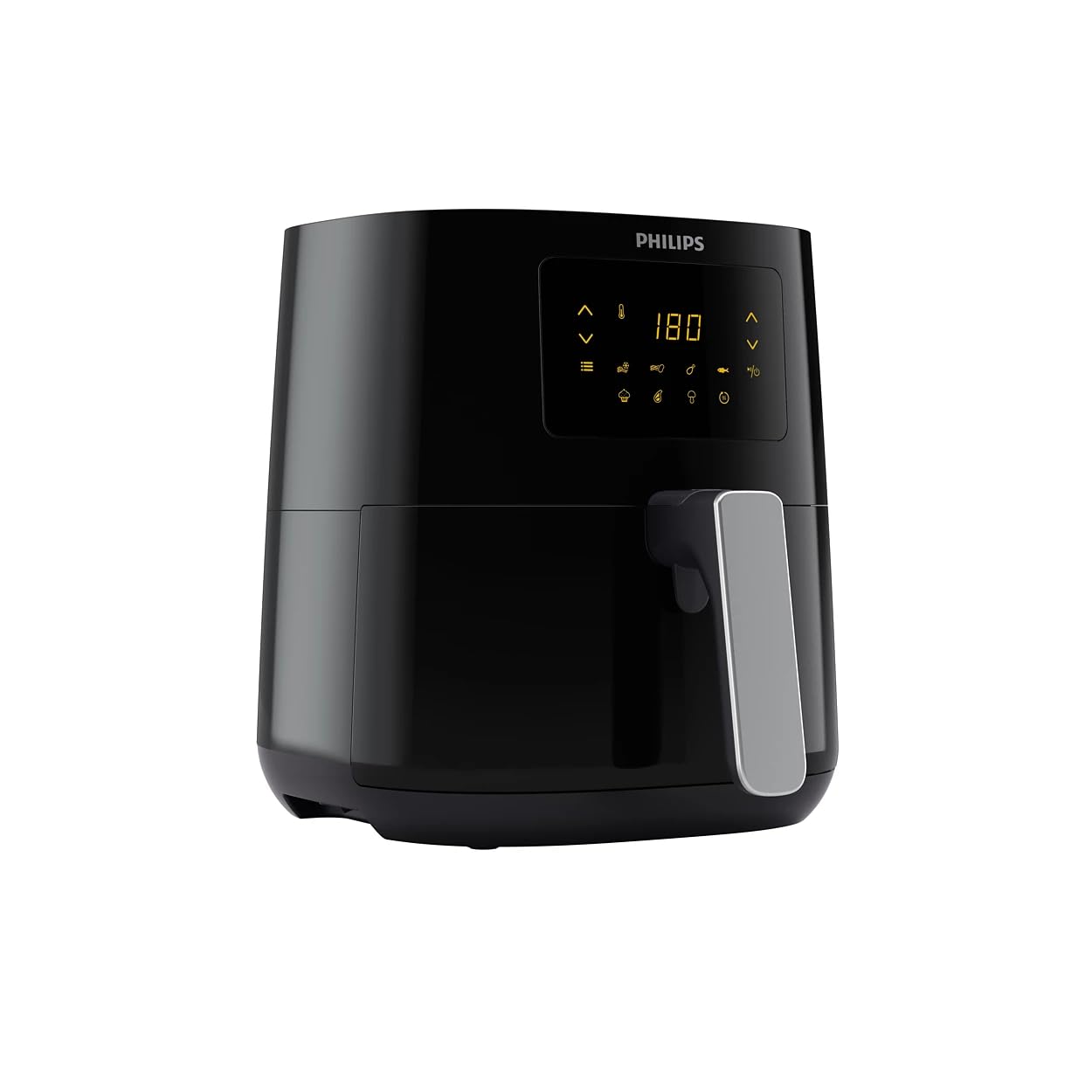 Philips Essential Air Fryer HD9252/70 with Rapid Air Technology- uses up to 90% less fat- 7 Presets Touch Screen