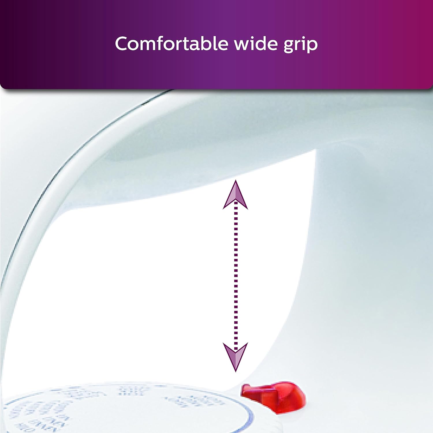 Philips HI114 Dry Iron – 1000W Powerful Heating- Non Stick Soleplate- Lightweight Design- and Ergonomic Handle