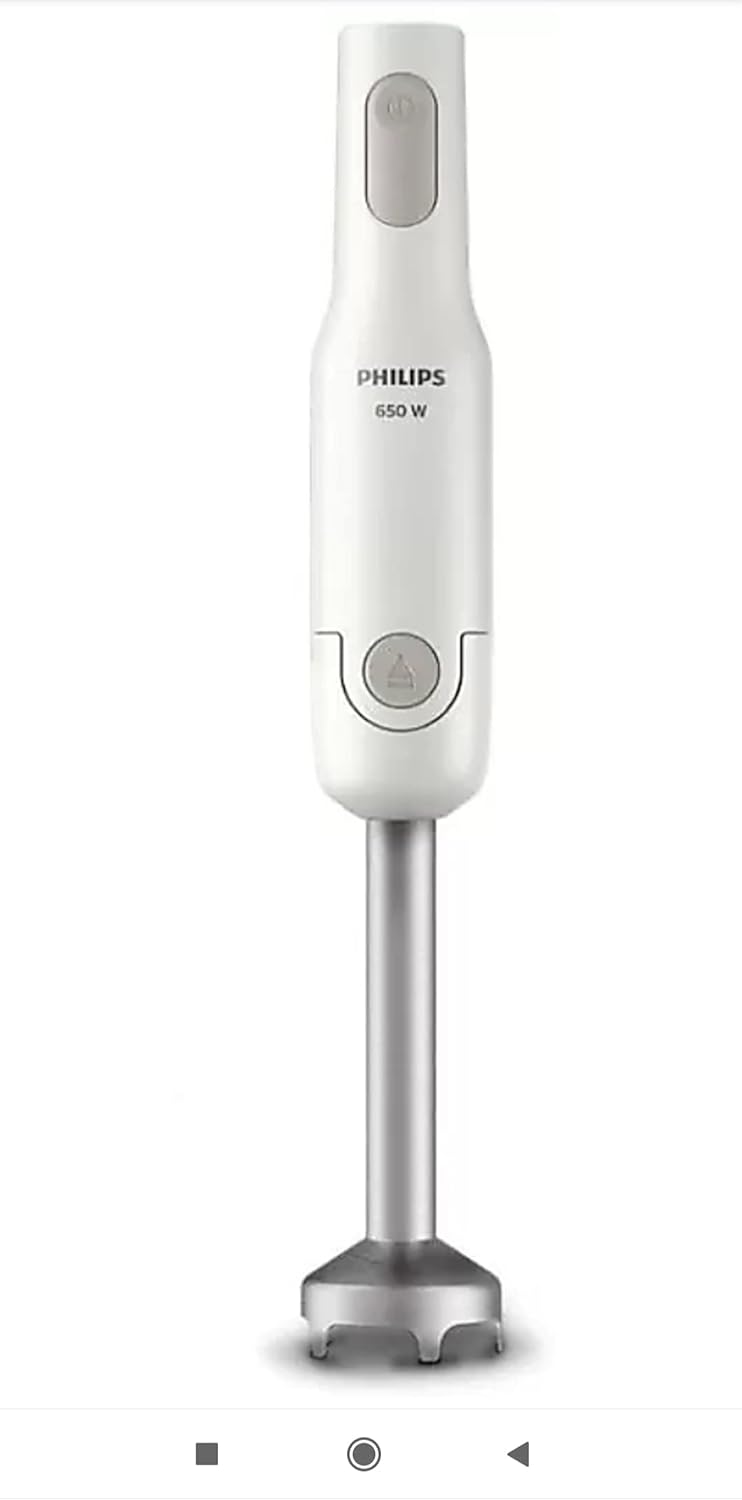 Philips Hand Blender HL1600/00 650W Powerful Motor- Detachable Steel Rod- Single Button Release- 2 Year Warranty