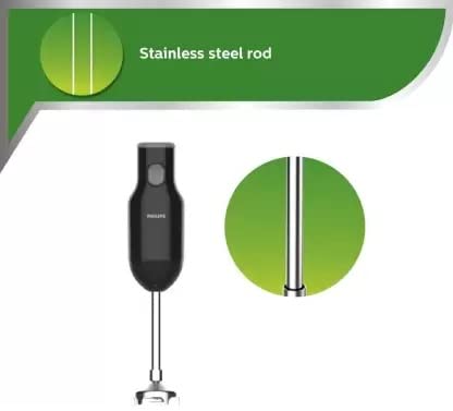 PHILIPS Alloy Steel Hl1655/02 Hand Blender 250W Black- 250 Watts