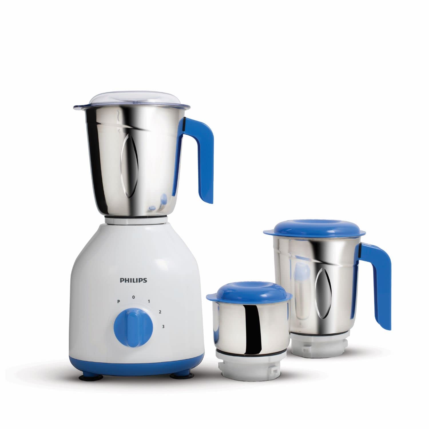 Philips HL7555 600 Watt Mixer Grinder with 3 Stainless Steel Jars- Powerful Motor- and Advanced Air Ventilation for Smooth and Efficient Grinding
