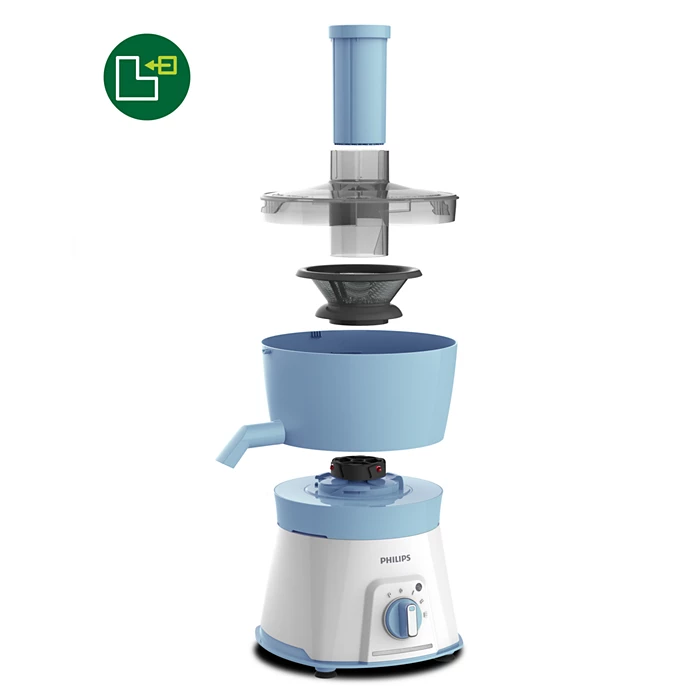 Philips Viva Collection HL7577/00 600 Watt High Performance Juicer – Powerful Motor- Easy Cleaning- and Efficient Juice Extraction