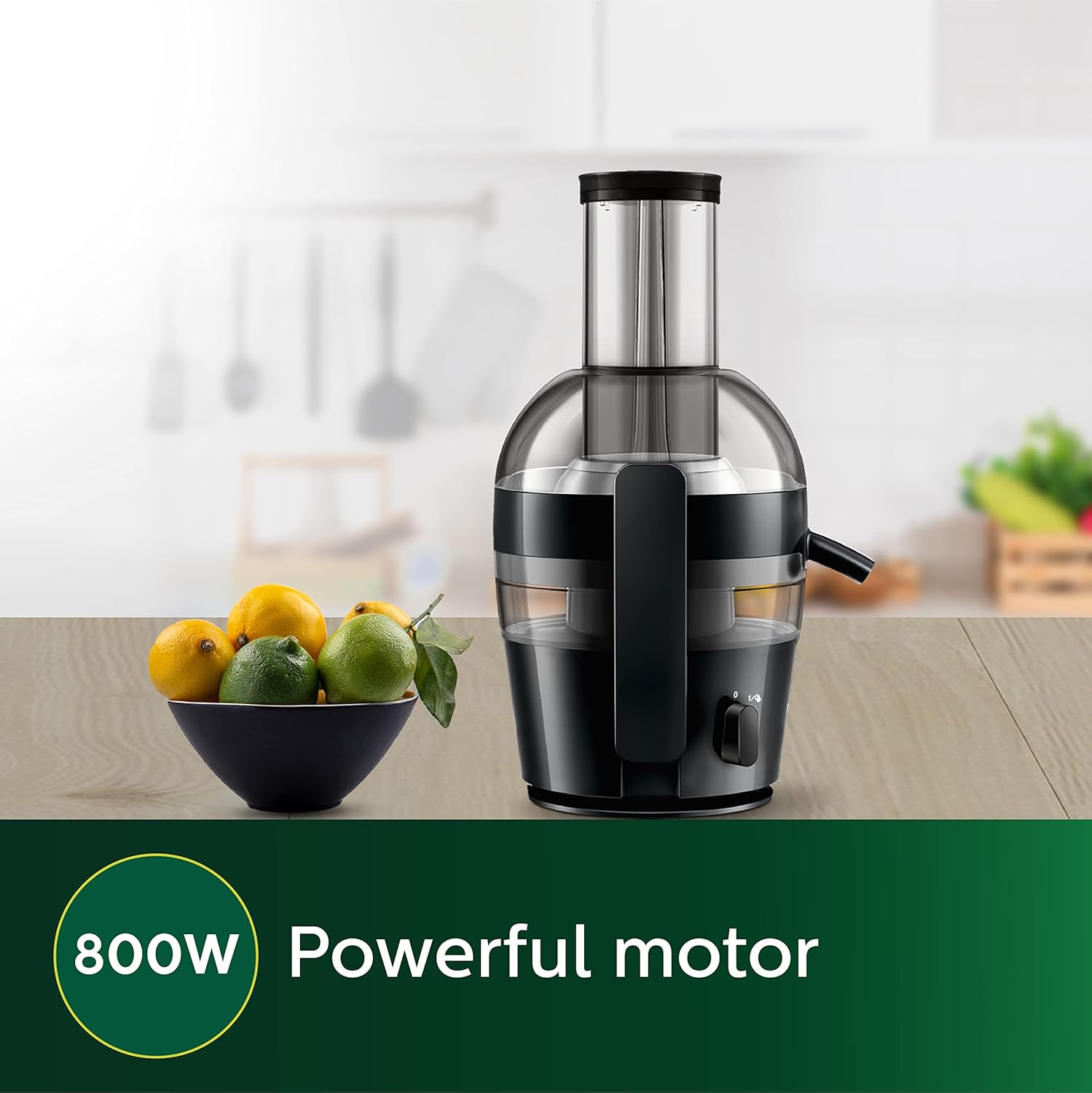 PHILIPS Hr1855 Viva Collection Juicer- Ink Black-700 Watts