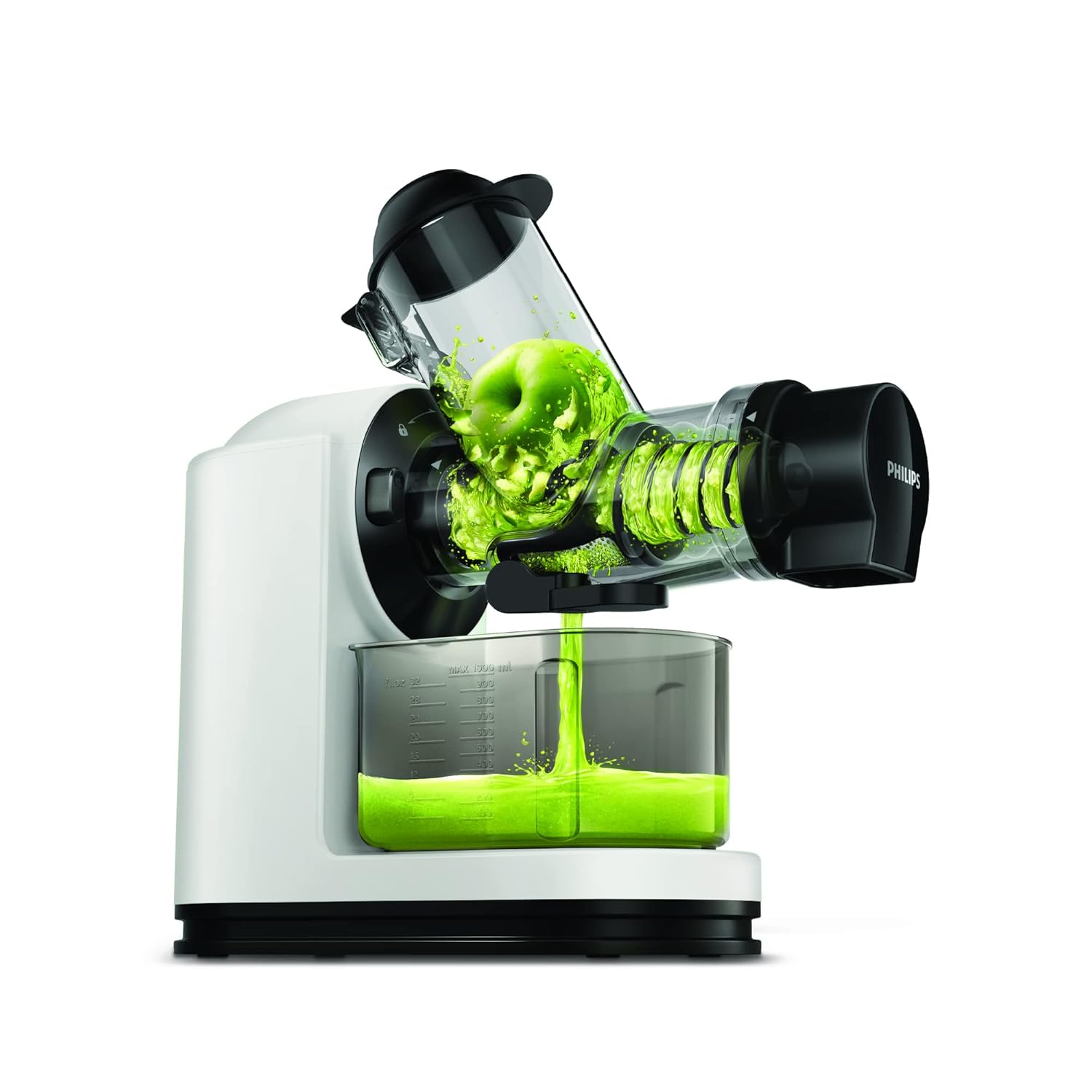Philips Viva Collection Masticating juicer HR1887/81 XL Tube- 70 mm Quick Clean