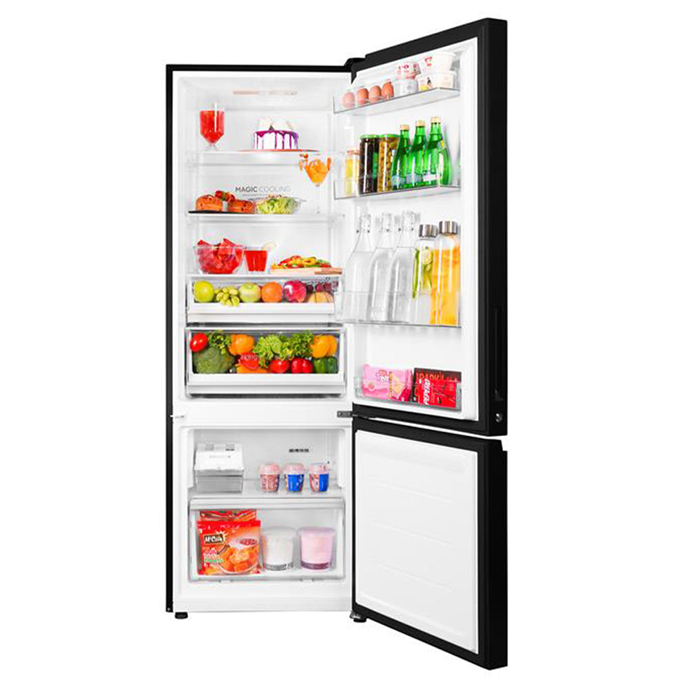 Haier 355L 2 Star Beige Glass Bottom Mount Refrigerator - HRB-4052PBGA-P