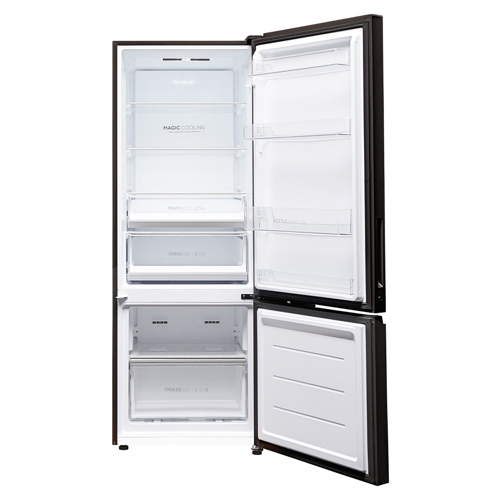 Haier 355L 2 Star Beige Glass Bottom Mount Refrigerator - HRB-4052PBGA-P