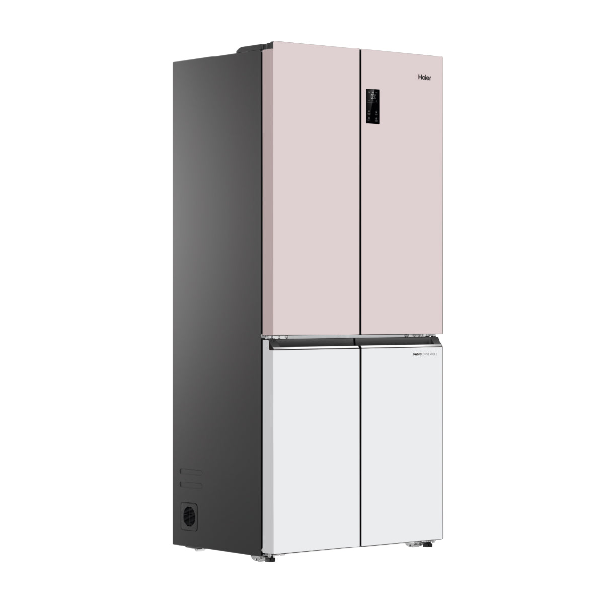 Haier Refrigerator HRB-600RW 520L 4 Door in Rosette White finish, modern design for stylish kitchens.