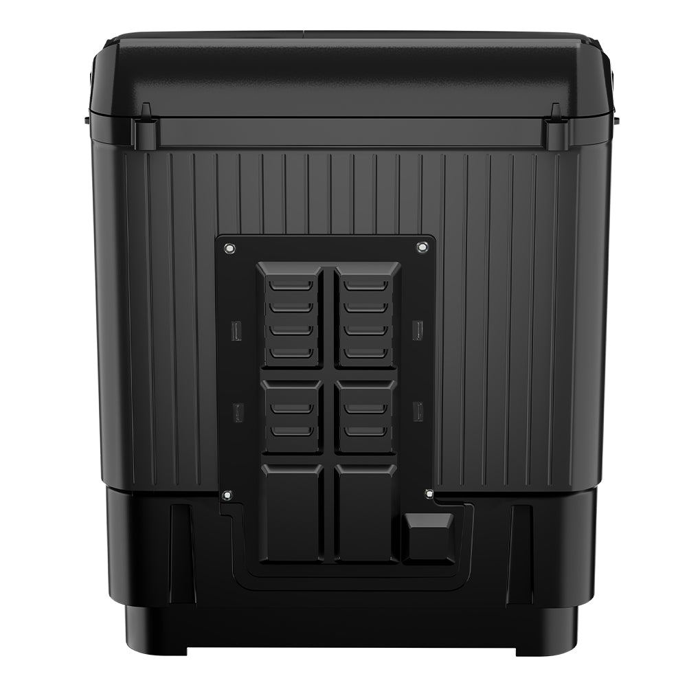 Haier 9 Kg 5 Star Semi Automatic Top Load Washing Machine HTW90-196BBK Black
