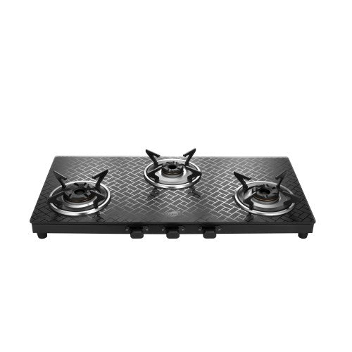 Jyoti 327 Maze 3D Designer Toughened Glass Cooktop - Matte Finish