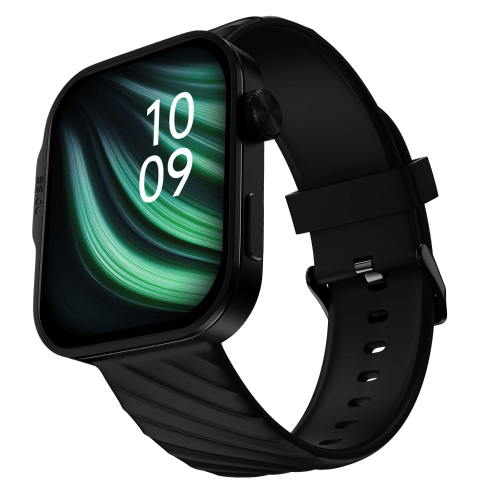 ColorFit Caliber 3 Plus Smartwatch, Bright and Brilliant 1.96 Amoled Display, Long-Lasting Battery