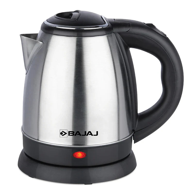 Bajaj Ktx 1.2 Litre Dlx Electric Kettle |1350W Kettle With Stainless Steel Body | Cordless Operation | Auto Shut-Off Mechanism | 2-Yr Warranty |Black- 1.2 Liter- 1350 Watt