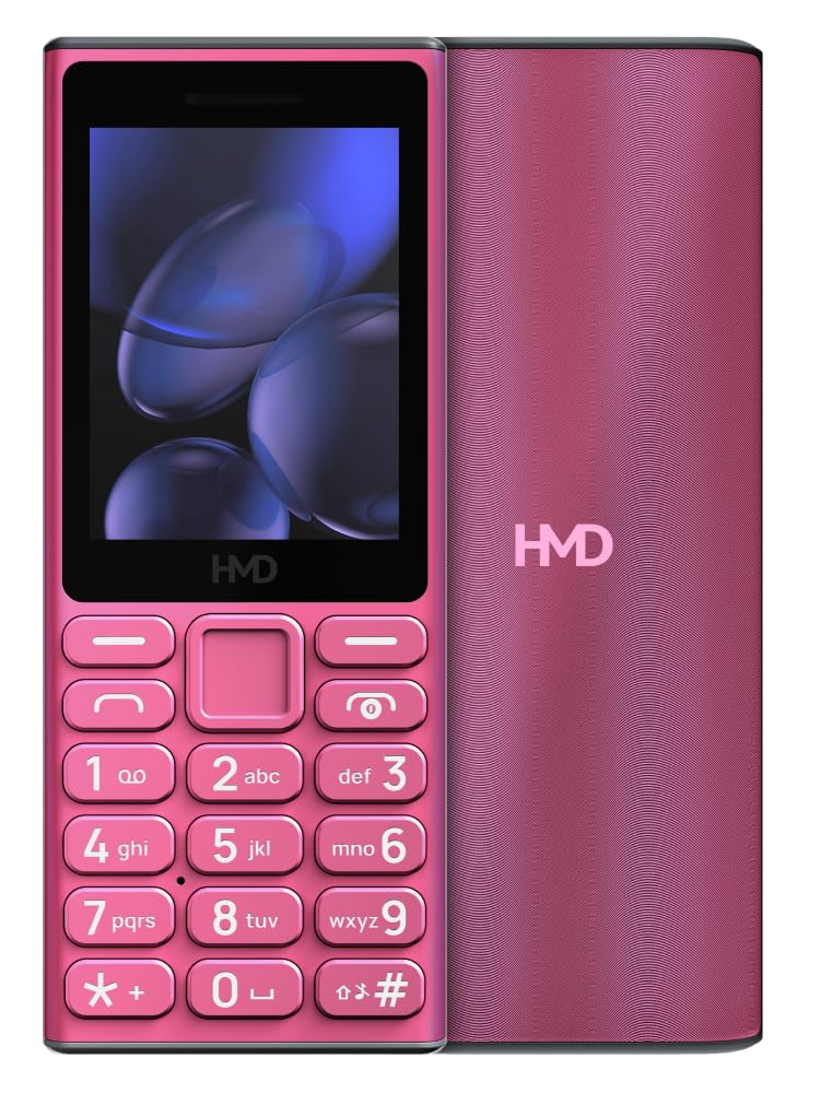 HMD 105 4G Keypad Phone with YouTube, Built-in UPI App, Phone Talker, Long-Lasting Battery, Type - C, Wireless FM Radio