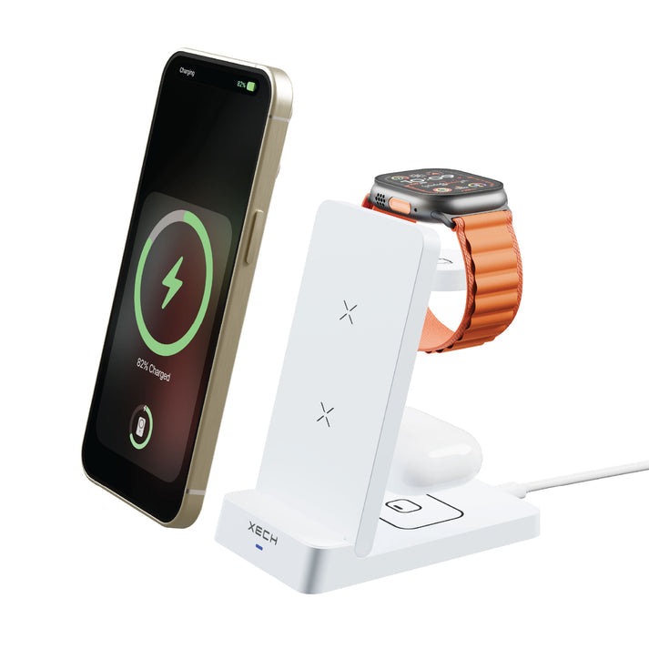 Wireless Charging Pad XECH Powerbase Max 20W Fast Charger White