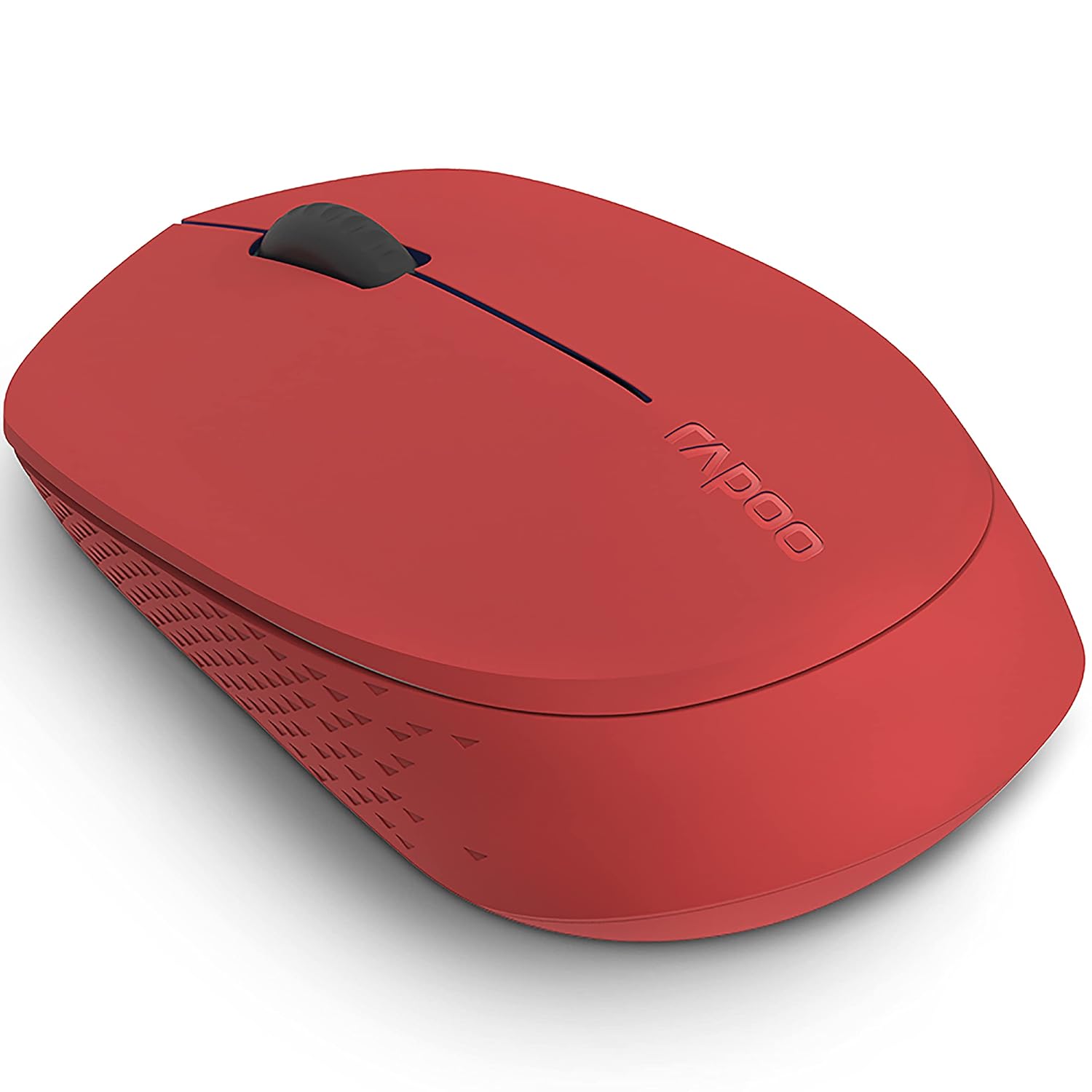 Rapoo M100 Ultra Silent Wireless Mouse with Bluetooth Multi-Device Connectivity Upto 3 Devices, Ergonomic Design, 1300 DPI & 10Mtr for PC/Laptop/MacBook/Tabletphones, 3 Years Warranty