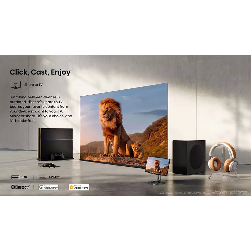 #Hisense 98inch QLED Smart Tv