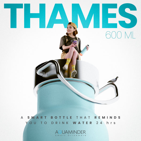 #Color Aquaminder Thames+Smart Water Bottle
