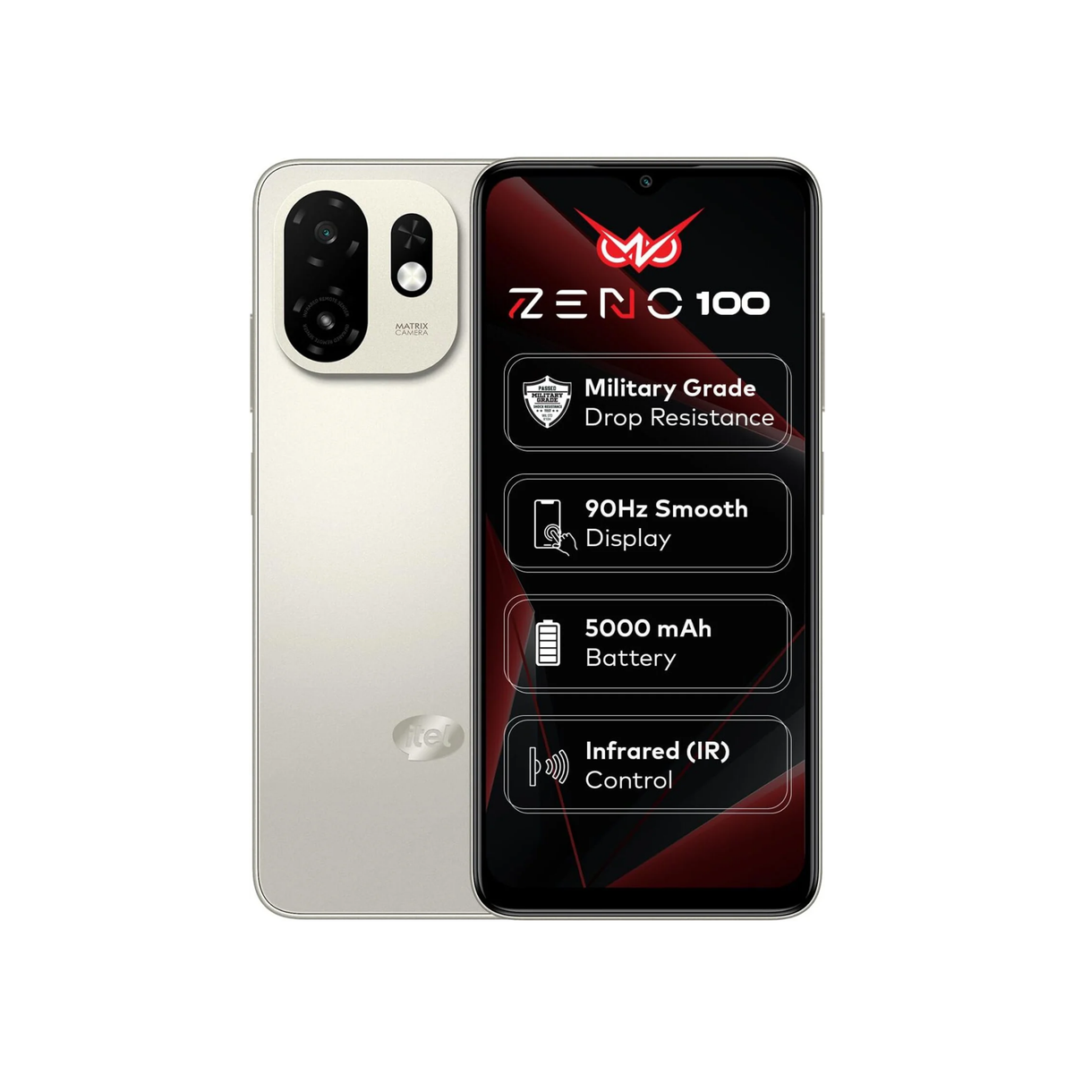 itel Zeno A100C 2GB RAM 64GB ROM Smartphone, 6.6 Inch 90Hz Display, 5000mAh Vijay Telecom