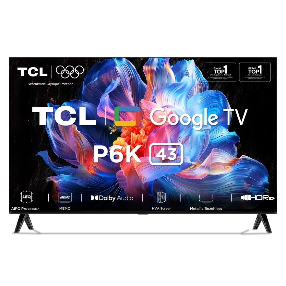 TCL 108 cm (43″) 4K UHD Google TV 43P6K | Navin Mart