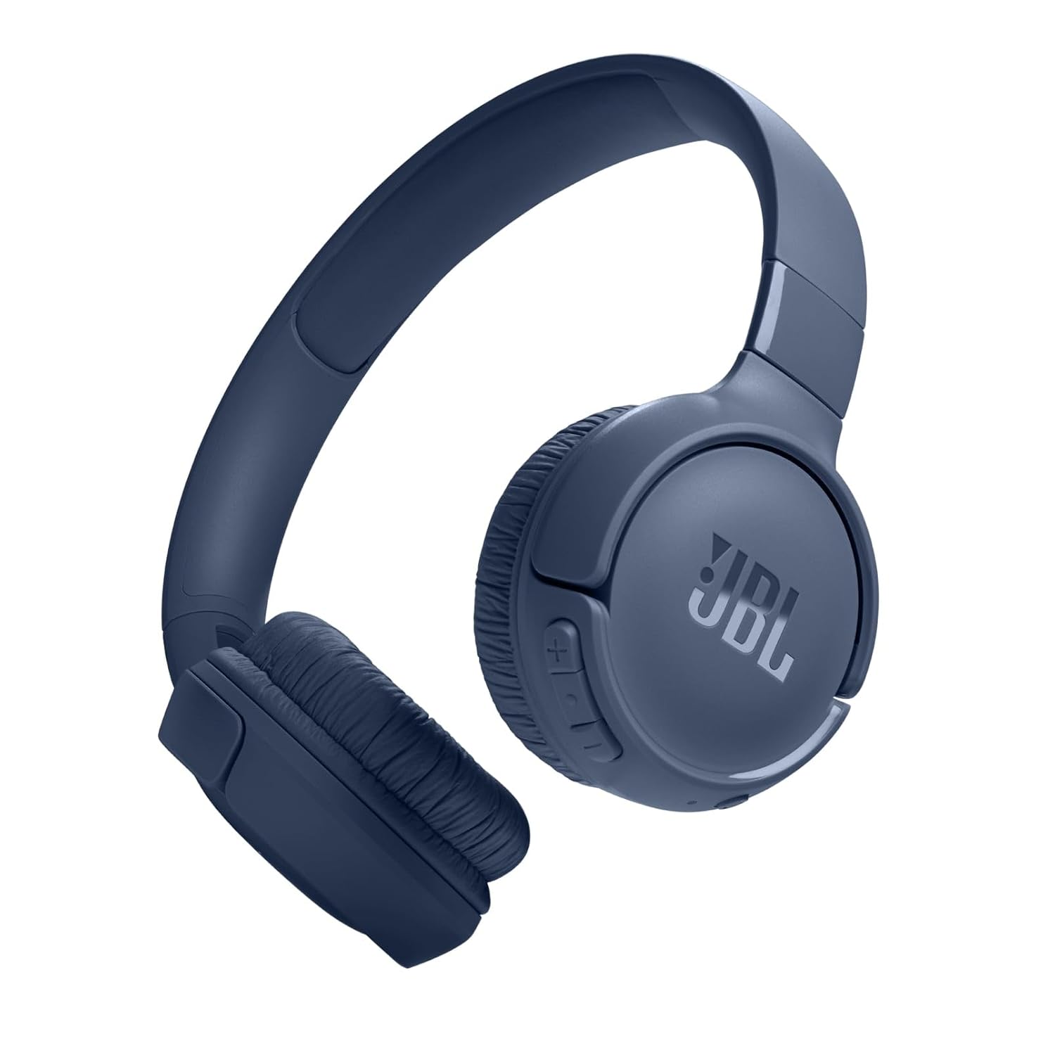 JBL Tune 520BT Wireless On Ear Headphones with Mic, Upto 57H Battery, Speed Charge : 5 Min Charge Gives Up to 3H of Playback, Multipoint Connect, Customizable Bass with Headphones App, BT 5.3
