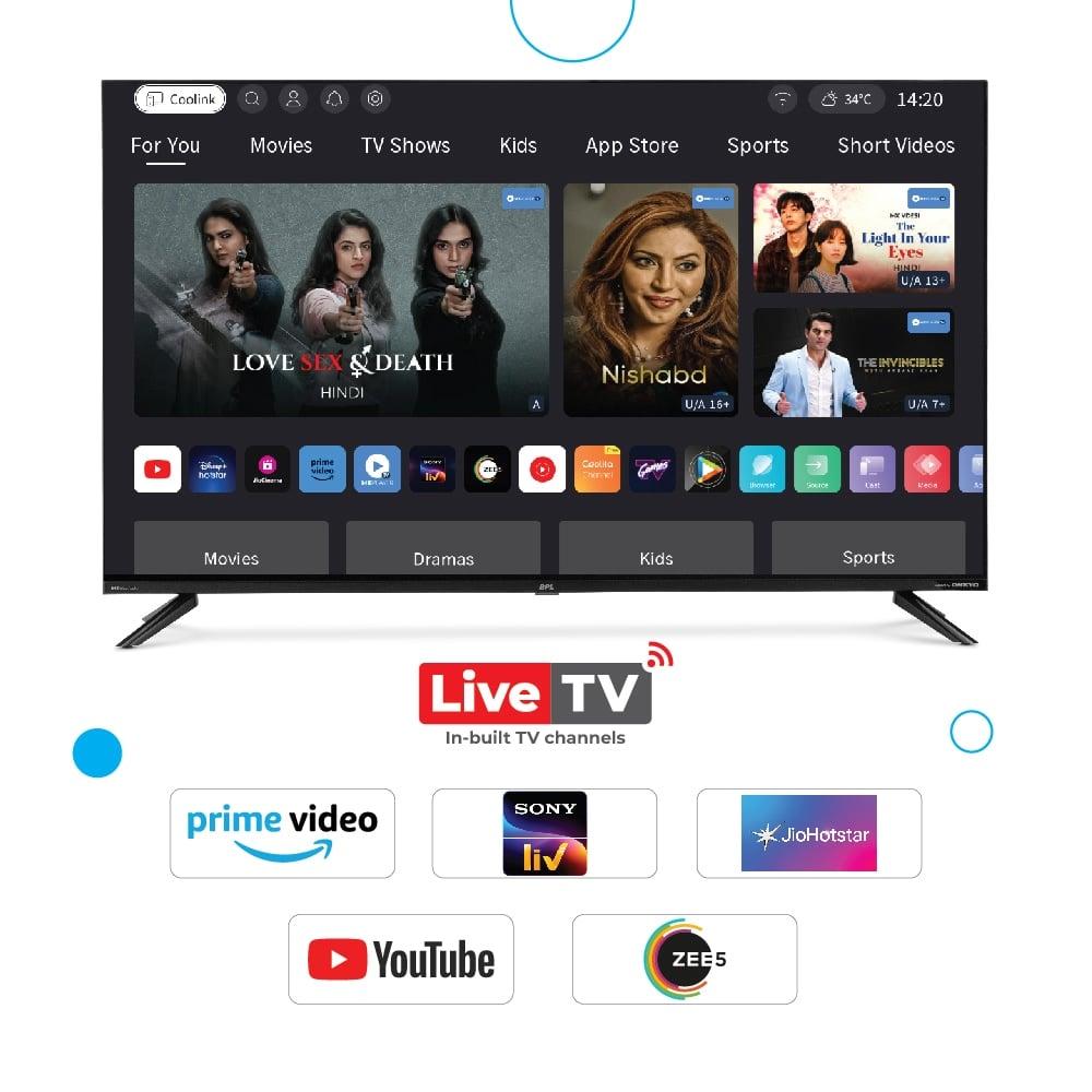 BPL 55 4K Home Theatre TV