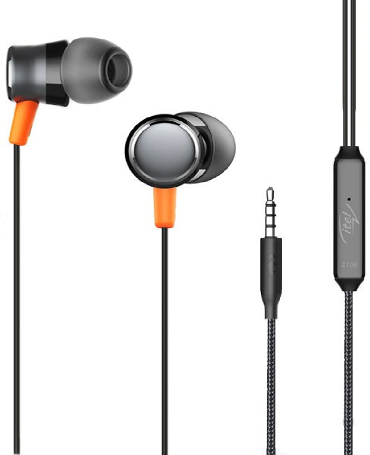 itel IEP-25 Wired Earphones with 10mm Drivers Vijay Telecom