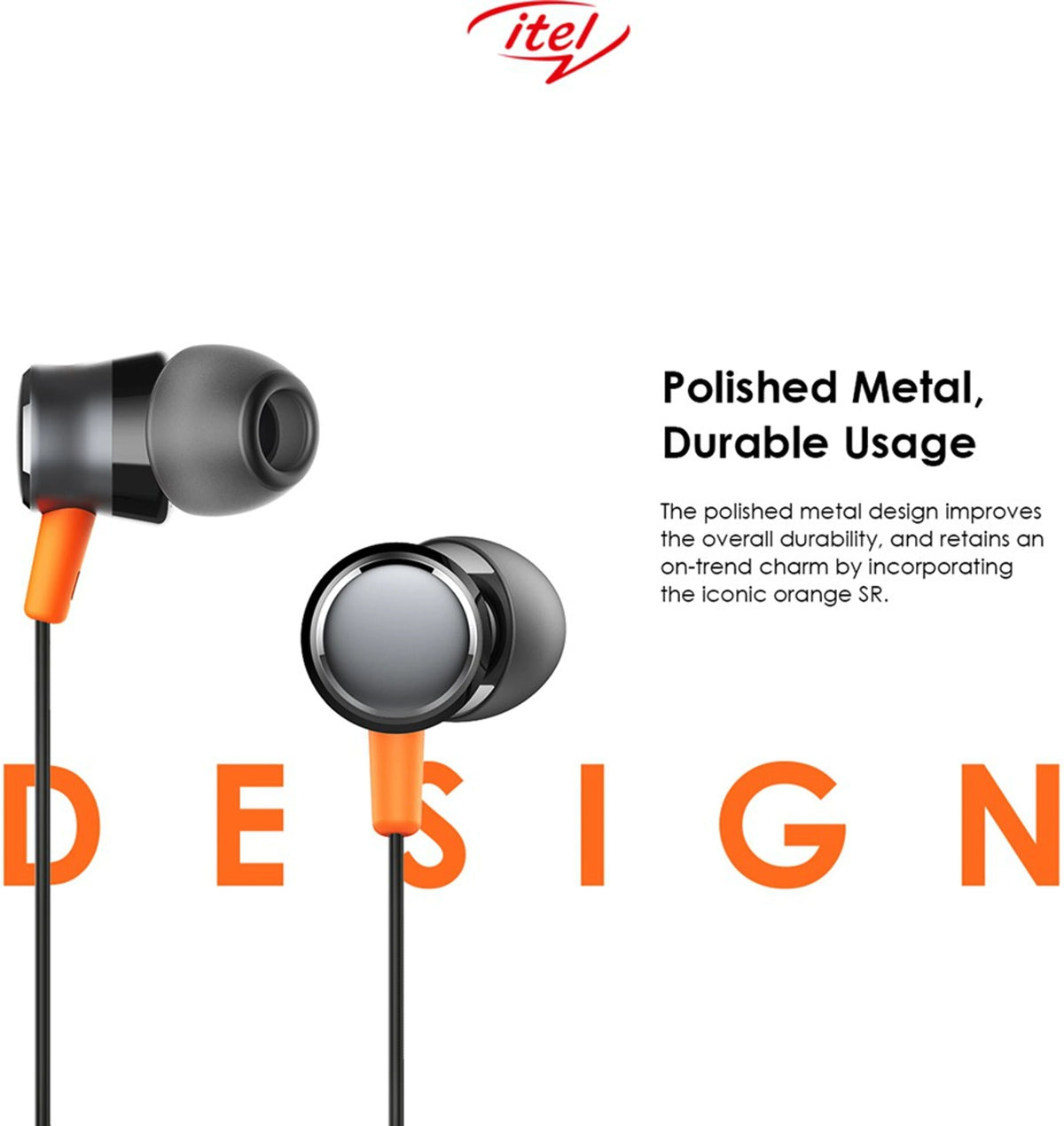 itel IEP-25 Wired Earphones with 10mm Drivers Vijay Telecom