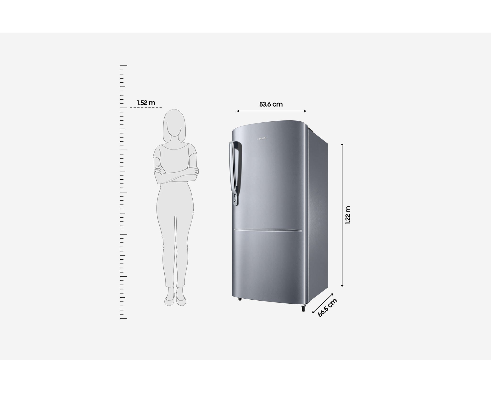 Samsung 183L Single Door Refrigerator