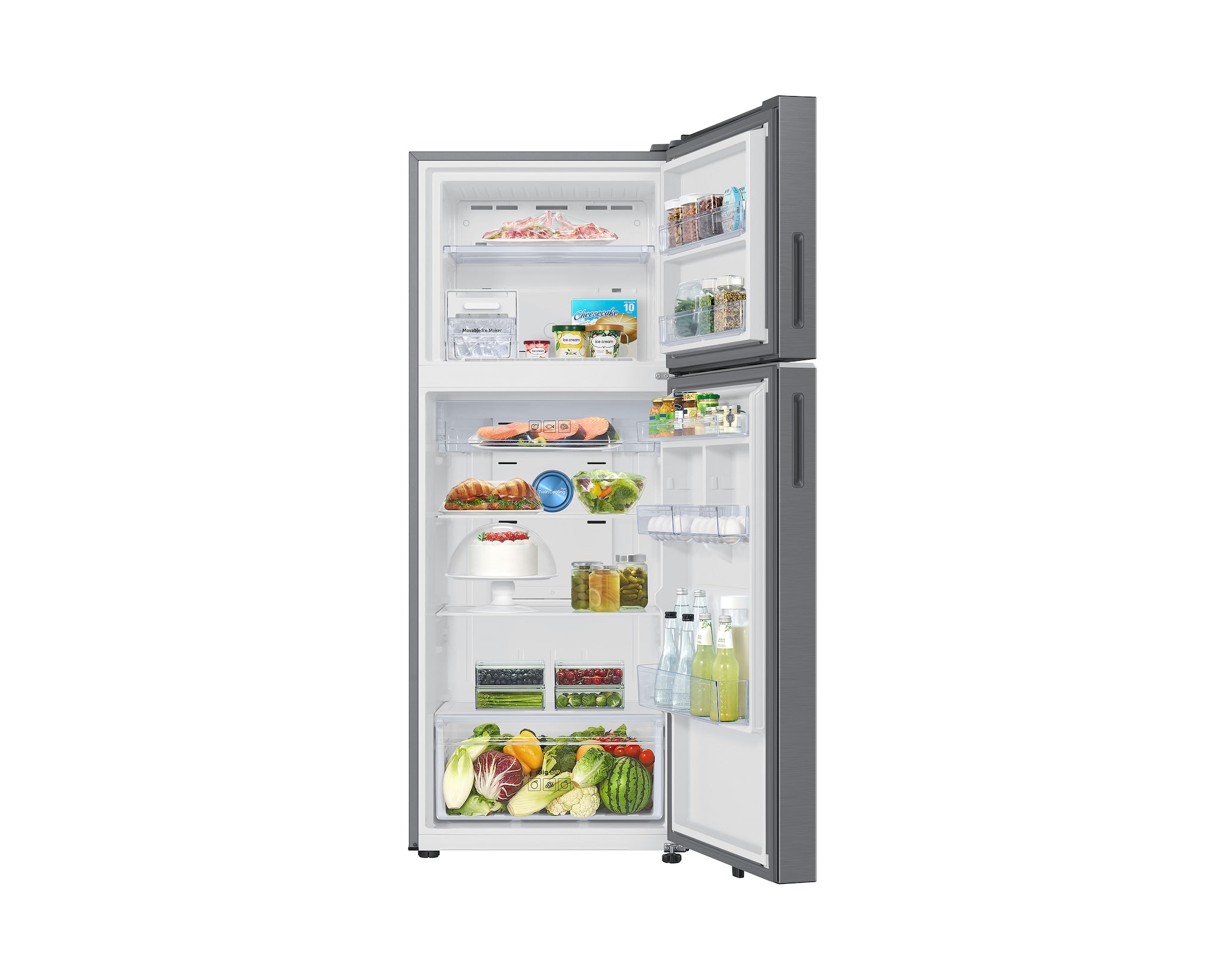 Samsung 396L 2 Star Bespoke AI Double Door Refrigerator