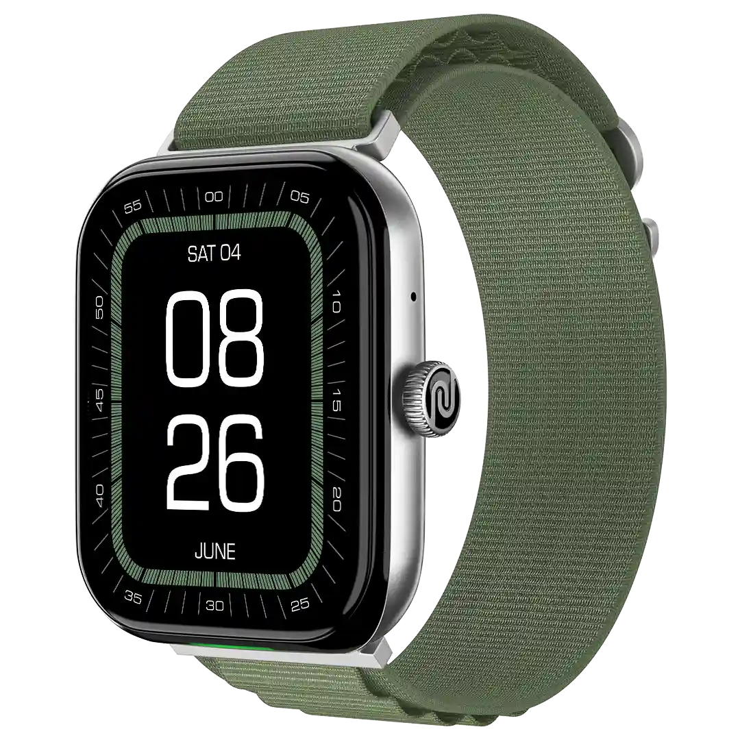 Noise Ultra 3 Luminary with India's 1st Ever Personalised Notification Alerts (Lumilert), 1.96" AMOLED Display, Premium Metallic Dial, Send Upto 5 Emojis (Lumiping), Health Suite