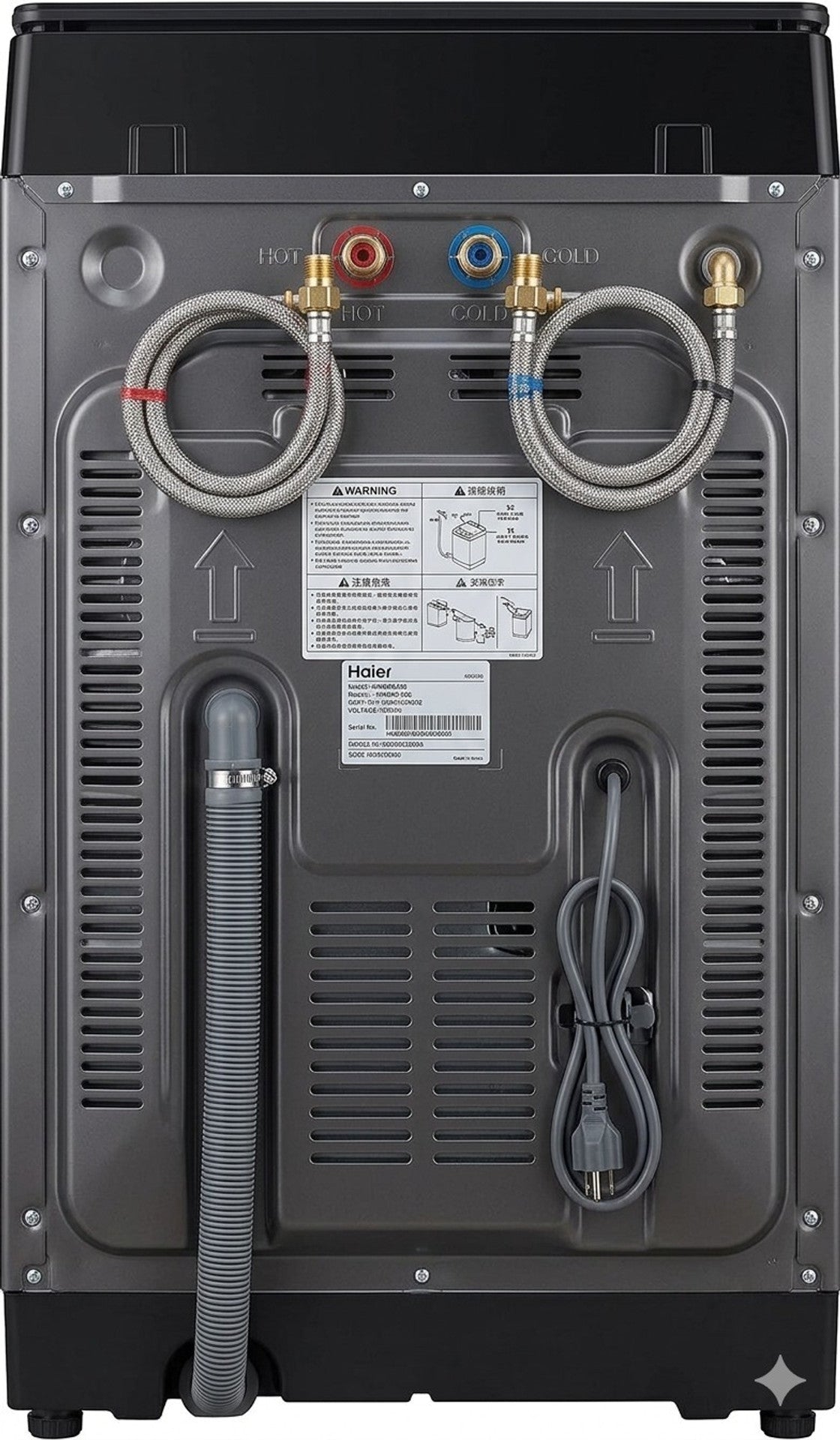 Haier HWM85-H326BK 8.5 Kg Washing Machine