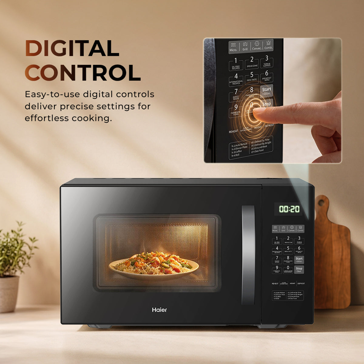 Haier 23L Convection Microwave Oven
