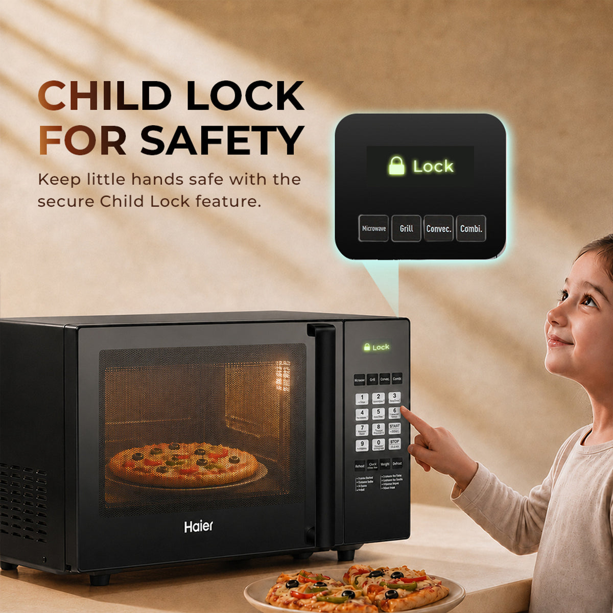 Haier 25L Convection Microwave Oven