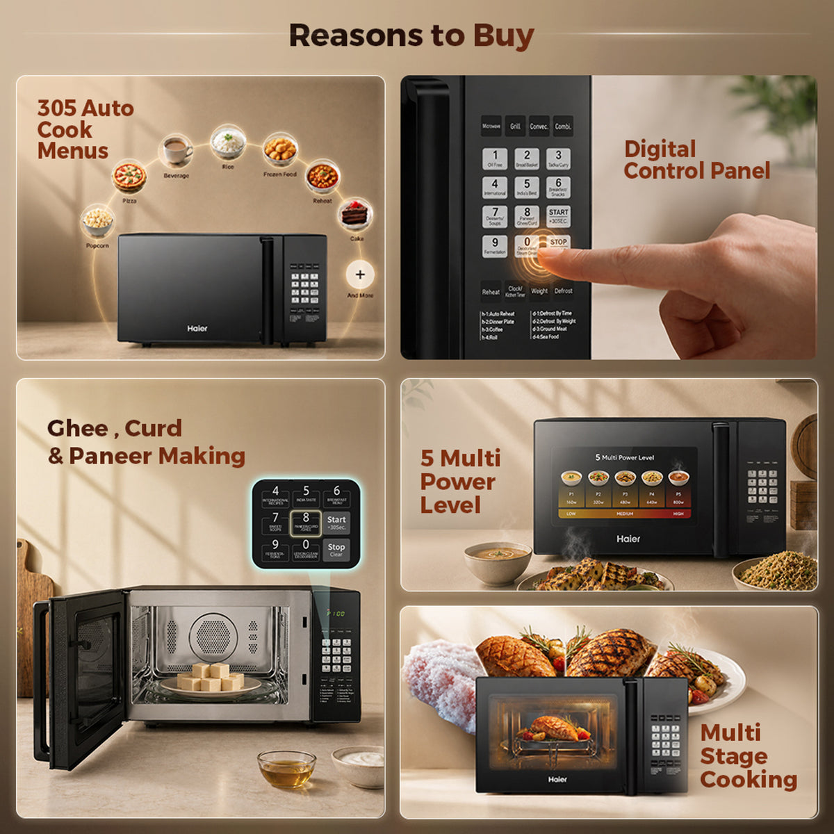 Haier 25L Convection Microwave Oven