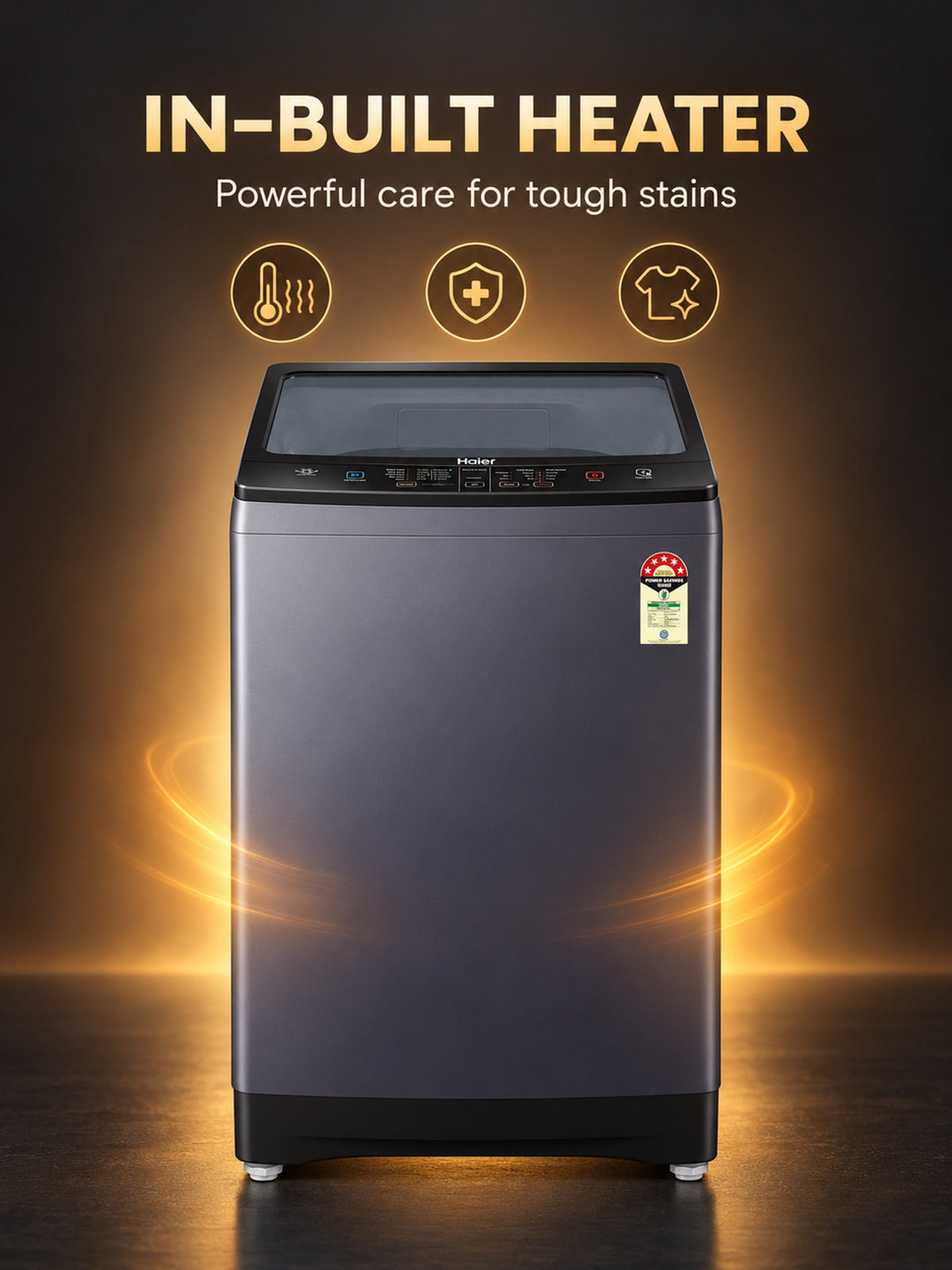 Haier 8 Kg 5 Star Top Load Washing Machine