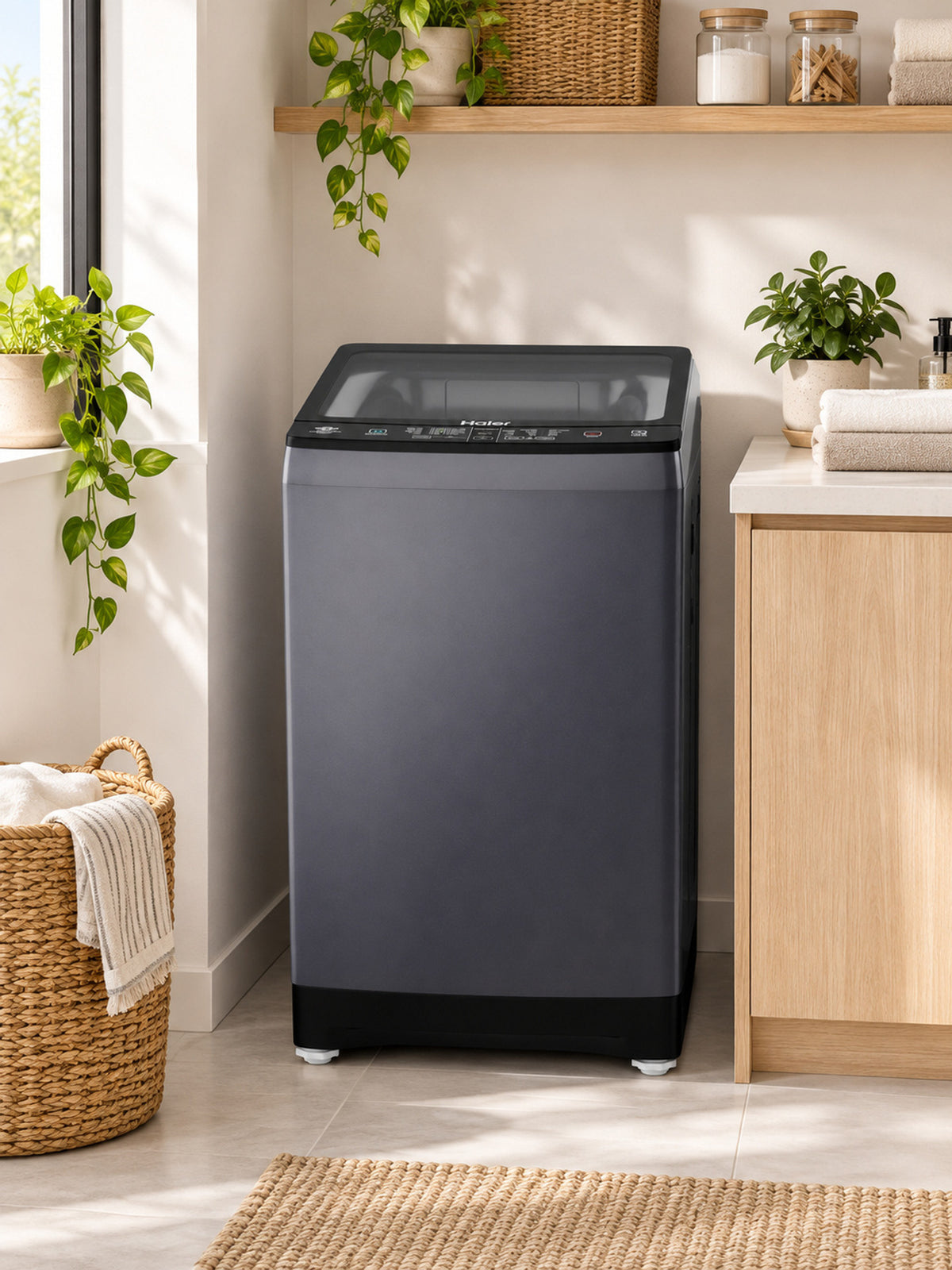 Haier 8 Kg 5 Star Top Load Washing Machine