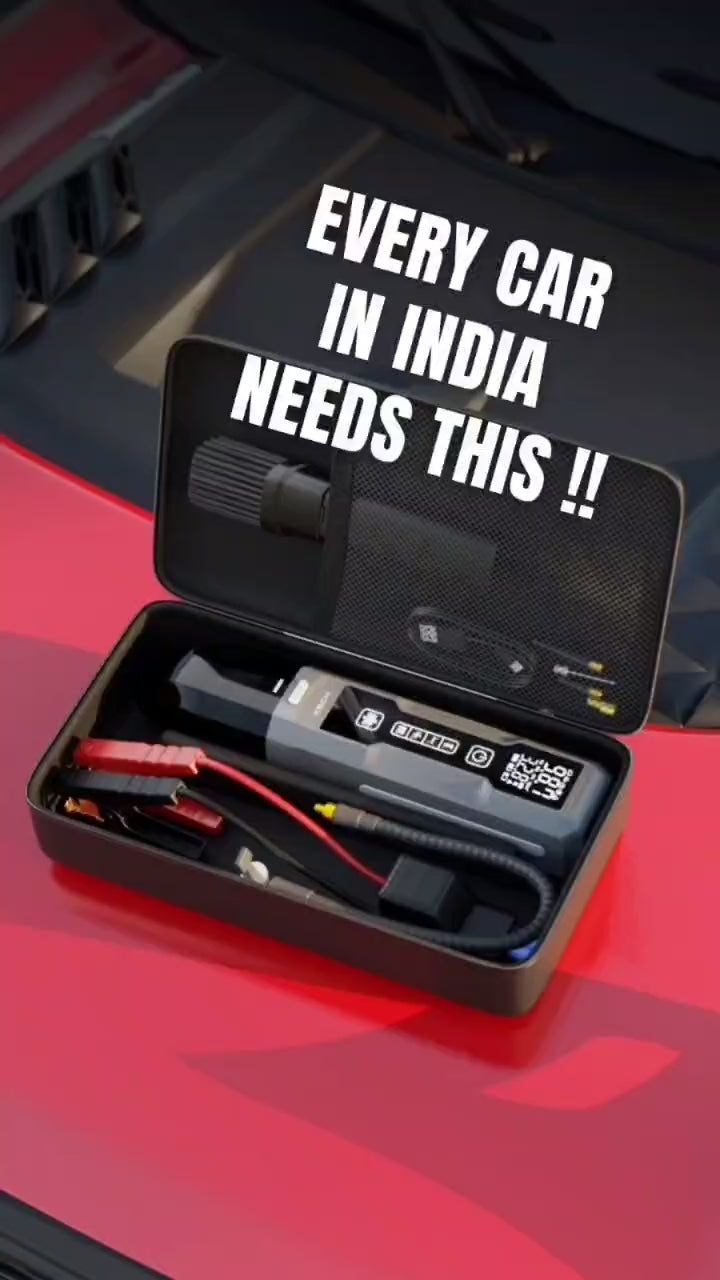 Xech SuperVac – 4-in-1 Car Vacuum, Tyre Inflator, Jump Starter & LED Light