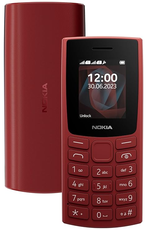 Nokia All-New 105 Dual Sim Keypad Phone with Built-in UPI Payments, Long-Lasting Battery, Wireless FM Radio(TA-1570)