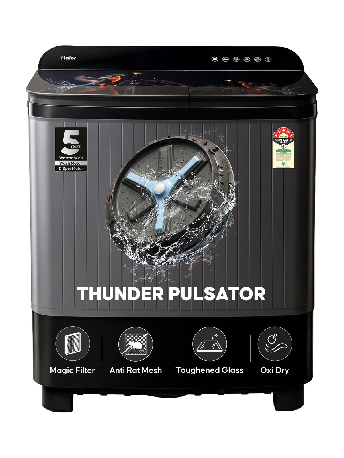 Haier HTW110-178FLN 11 Kg Washing Machine