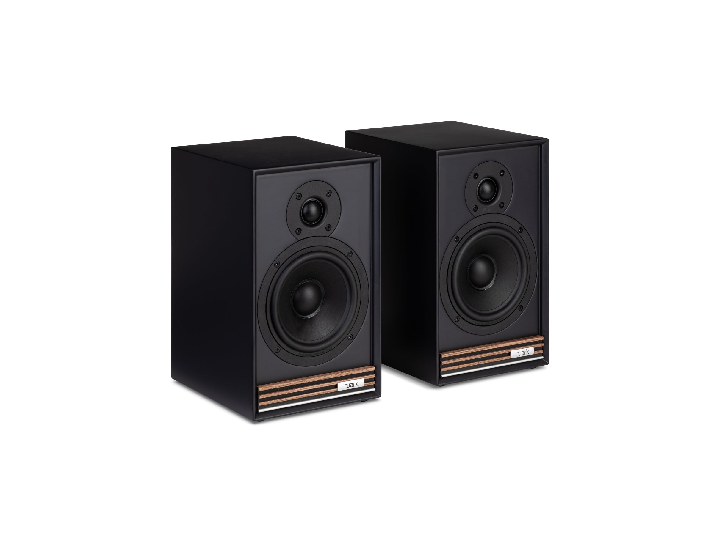 #Color_Satin Charcoal lacquer Ruark Sabre-R Bookshelf Speakers
