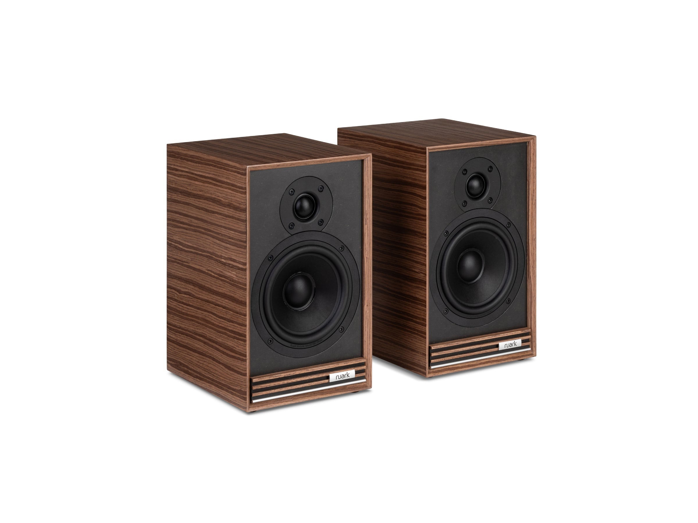 #Color_Fused Walnut veneer Ruark Sabre-R Bookshelf Speakers