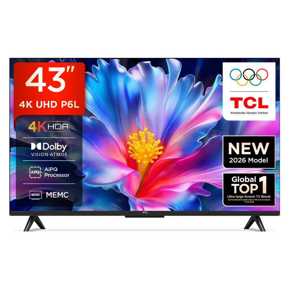TCL TV 43 Inch P6L 4K Smart TV