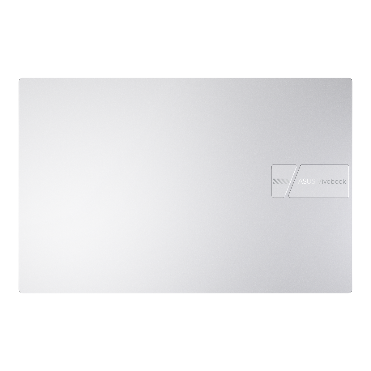 Alt Tag: ASUS Laptop Vivobook 15 Core 5 16GB X1504VAP-BQ224WS silver laptop lid with ASUS Vivobook logo